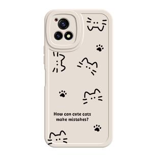 适用vivoy31s手机壳Y31S线条猫咪硅胶st2版vivo新款v2054a套viv0vovoy全包vivov女vivy防摔voviy钢化膜viviy