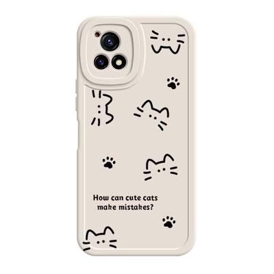 适用vivoy31s手机壳Y31S线条猫咪硅胶st2版vivo新款v2054a套viv0vovoy全包vivov女vivy防摔voviy钢化膜viviy