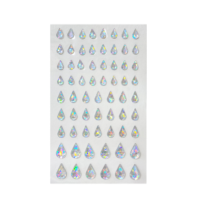 泪钻眼下贴面小亮脸部美甲饰品