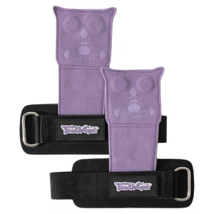 T&G健身硬拉牛皮护掌助力带女可爱引体向上手掌吊杠手套护腕一体