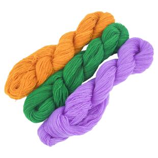 开司米细毛线腈纶线膨体纱晴纶线戳戳乐绣花线玩偶线割绒鞋垫绣线