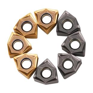 重切削快进给铣刀片WNMU080608铣刀盘90度铣刀盘MFWN双面六角开粗