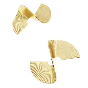 苏心2024新款潮人环形几何图形耳环女个性气质时尚百搭耳钉耳饰