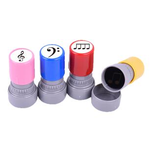 小音符高音低音谱号符号印章附点全音休止哆喏咪发音乐老师印章六线谱章教师用四八分十六分音符记号儿童印章