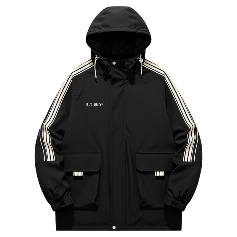 春秋季新款外套男孩初中学生青少年帅气大童夹克男装士上衣服大码