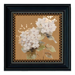 美式玄关柜摆画中古风装饰画卧室房间床头挂画大芬村油画复古花卉