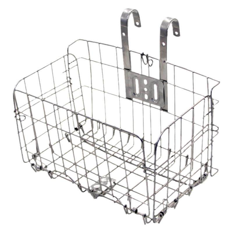 自行车后车筐可折叠篮子前篮山地车车筐折叠车单车配件车篓车篮子