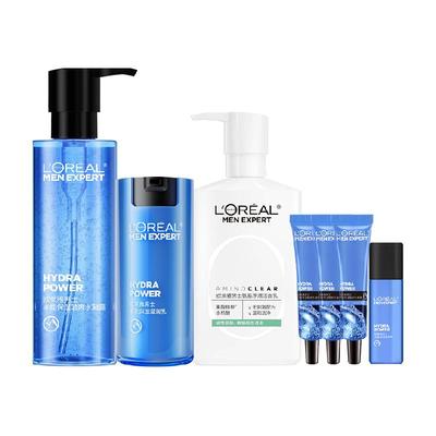 欧莱雅男士水能氨酸保湿套装洁面