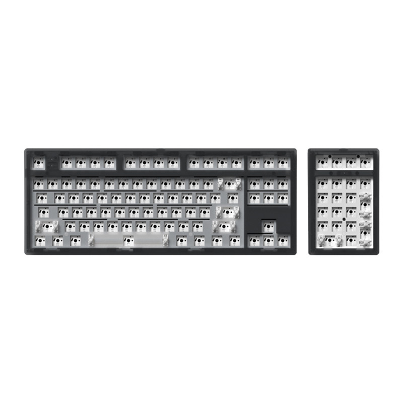 腹灵MK870pro三模机械键盘套件