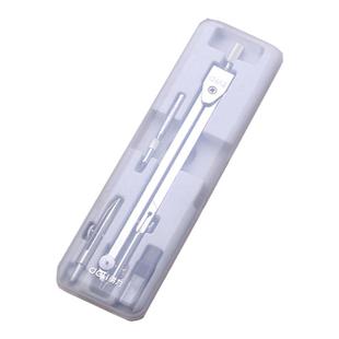 得力金属圆规考试专用小学生分规套尺专用工程制图绘图工具包初中生尺子机械套装专业六年级作图画可夹铅笔芯