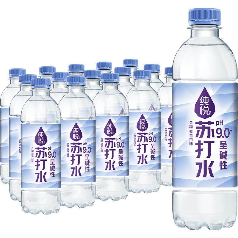 纯悦苏打水蓝莓味整箱