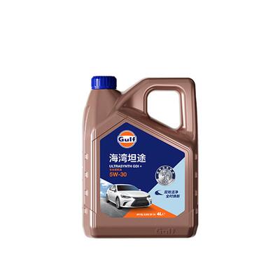 Gulf海湾坦途 5W-30 全合成机油 4L发动机润滑油双效洁净API SP