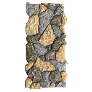 pu石皮乱形石城堡石装饰板鹅卵石轻质仿石材文化石材背景墙外墙砖