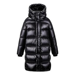 雪中飞黑金鹅绒服2025新款男女童极寒加厚羽绒服蓄热内里保暖外套