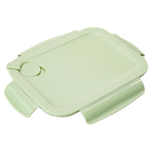 玻璃饭盒专用盖子食品级保鲜盒盖圆形长方形便当碗密封盖通用配件