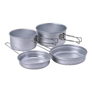 snowpeak雪峰铝锅户外轻量化sp锅具露营野餐900ml套锅SCS-008/009