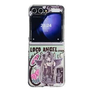 原创个性哥特风二次元女孩三星zflip7/6小折叠moto50U滴胶手机壳oppoN3华为PuraX小众vivox荣耀V小米mixflip