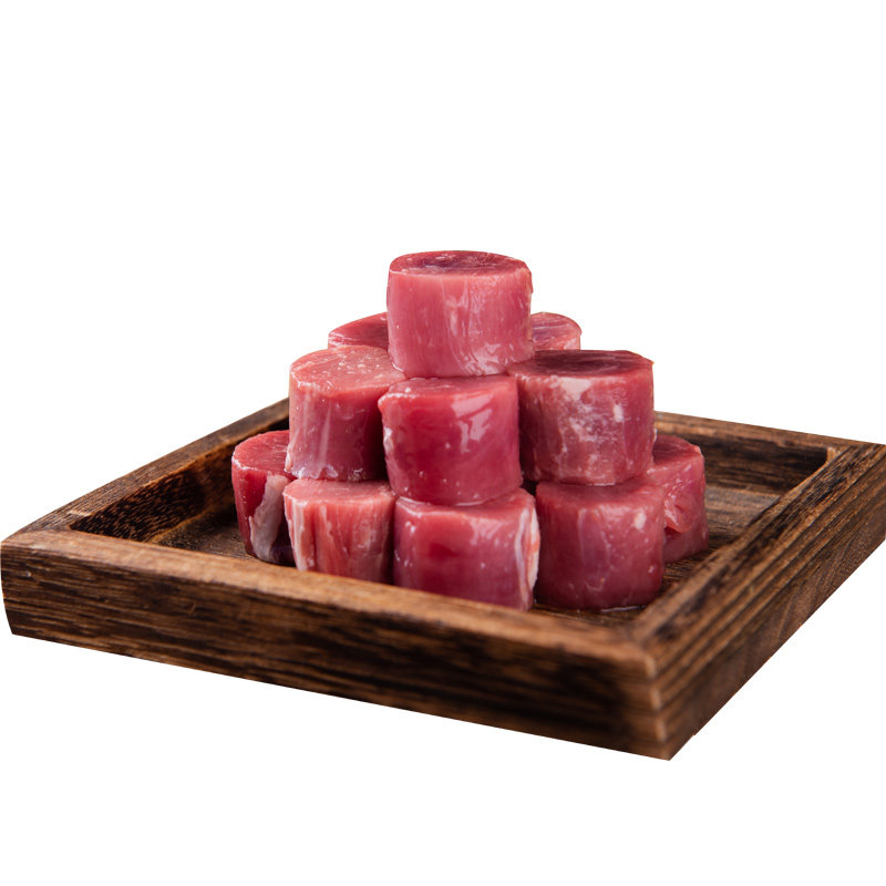 菲力羊肉粒里脊内蒙古草原散养锡林郭勒羔羊宝宝辅食煎烤食材原切