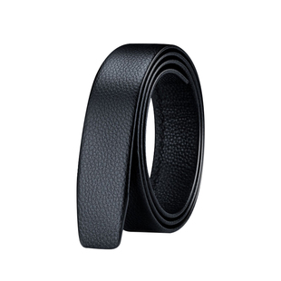 保罗不带头腰带无头皮带带条自动扣男士无扣带身纯牛皮真皮加大码