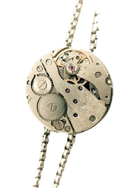 小众复古朋克风情侣毛衣链领带