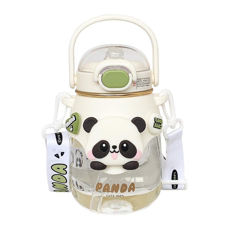 可爱水杯带吸管大容量