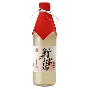 红动白鹭川鲜榨米酒发酵酒糯米桂花味原味玫瑰花味500ml玻璃瓶装