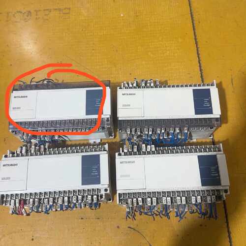 〔议价-可维修〕拆机三菱PLC FX1N-60MT-001 实物 功能正常