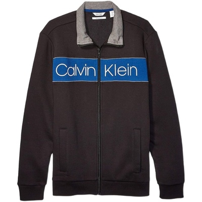 CK男士运动时尚开衫立领卫衣