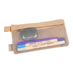 游器物多功能拉链收纳袋收纳包旅行收纳袋防水小巧便携网纱拉链包