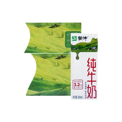 蒙牛全脂纯牛奶250ml*24盒