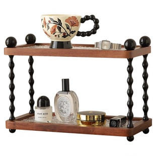 中古风入户进门鞋柜钥匙收纳玄关摆件高级感小众电视柜家居装饰品