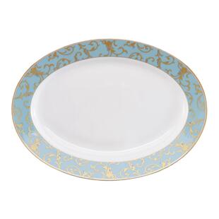 日本NARUMI鸣海Anatolia Blue 骨瓷餐盘/调味碟/托盘/汤盘釉中彩
