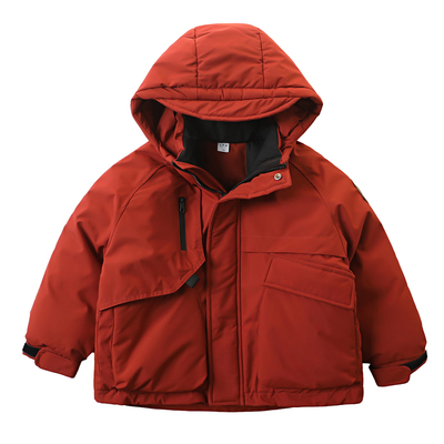 男童加棉加厚棉袄保暖冲锋服衣