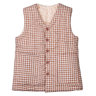 女士纯棉花手工马甲秋冬妈妈加厚保暖背心坎肩大人内外穿贴身马夹