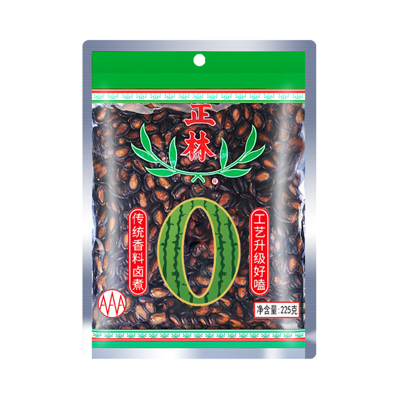 正林3A西瓜子225g袋装大板易嗑甘草五香味坚果零食