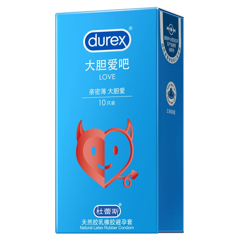 亲密薄大胆爱Durex杜蕾斯超薄润滑香草味
