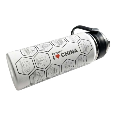 YOWFLY出品 | 中国旅行版户外水杯附赠中国各地区贴纸送朋友礼品