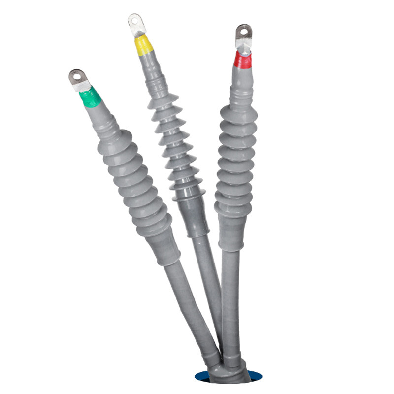 8.7/15kv高压冷缩电缆终端头户内外电力线单三芯中间接头套管附件