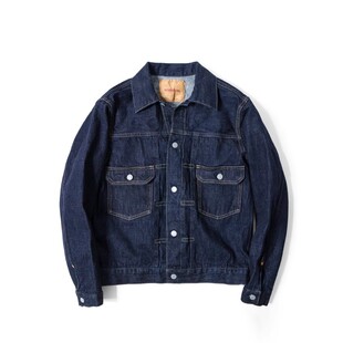 REMOCREVO 057XX 致敬黄金年代50s’ 经典标准双袋 牛仔夹克