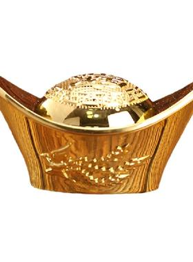 家居开店合金材质纳福旺财摆件