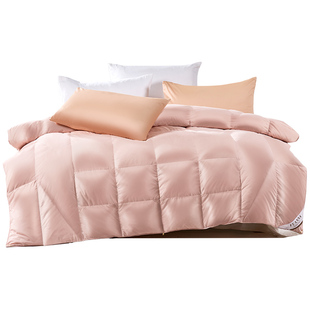 富安娜羽绒被子冬厚被白鹅绒四季被春秋被芯单人学生宿舍双人被褥