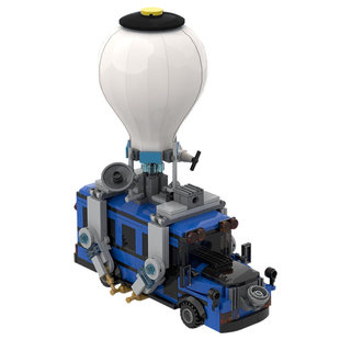 堡垒之夜战斗巴士积木MOC-22103创意汽车拼插模型小颗粒儿童玩具