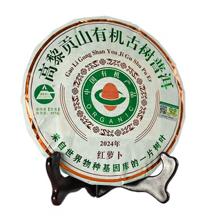 高黎贡山2024红萝卜有机认证普洱生茶叶云南古树头春特级自己喝