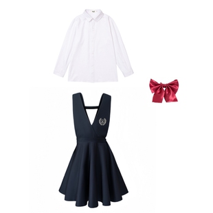 小学生校服jk裙子白衬衫合唱朗诵演出幼儿园女童学院风毕业照套装