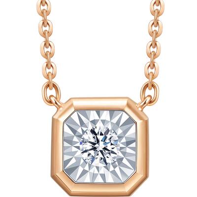 周生生18K金炫幻钻石项链