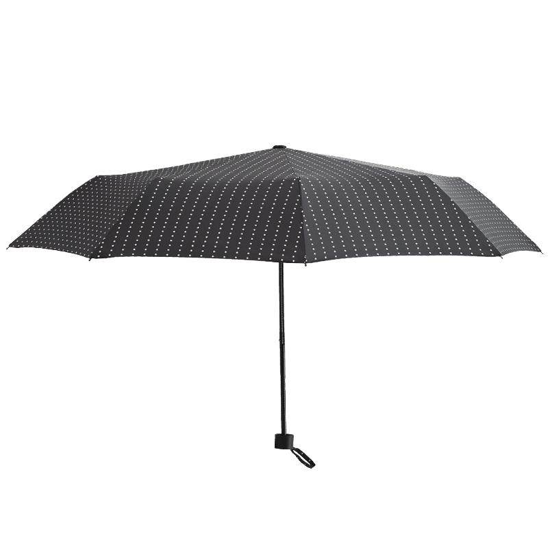 Janefer珍妮花经济时尚三折伞坚固耐用商务出行抗暴风雨加大伞面