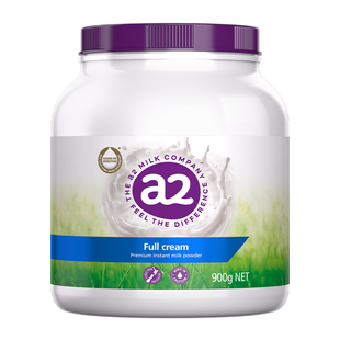 进口a2紫吨吨成人高钙全脂奶粉高蛋白全家女士中老年学生900g*1罐