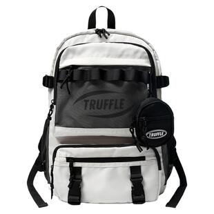 TRUFFLE潮牌大容量双肩包男电脑背包初中高中书包女大学生旅行包