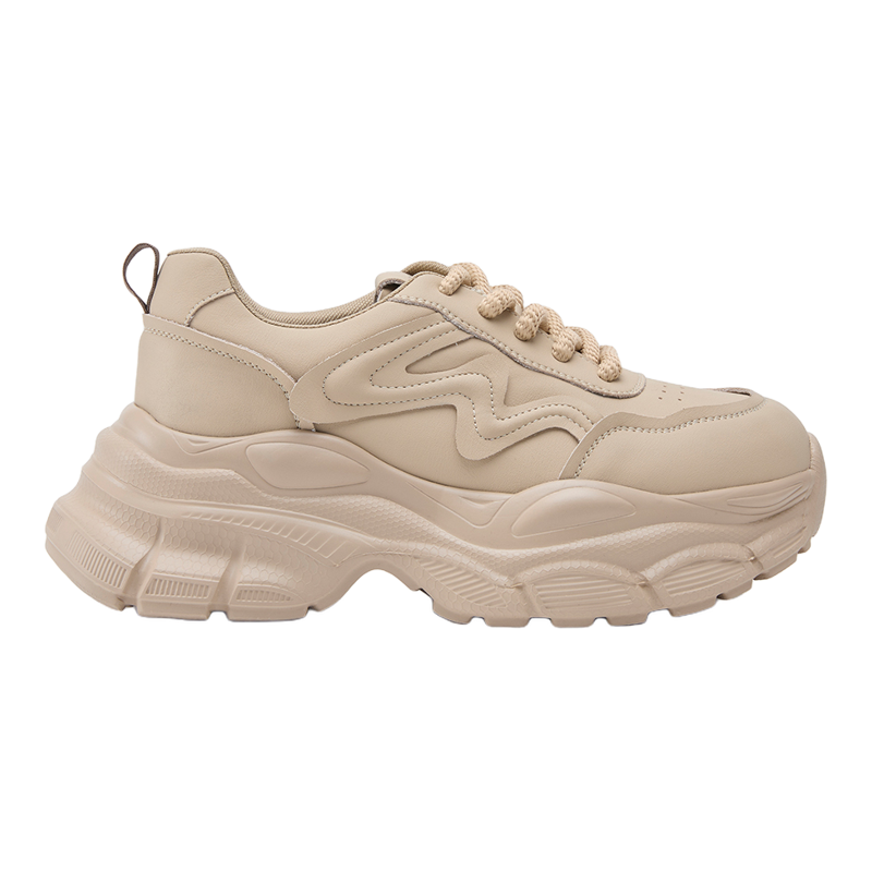 奥康 女鞋2025秋季新款轻便老爹鞋女厚底增高休闲运动门店发货