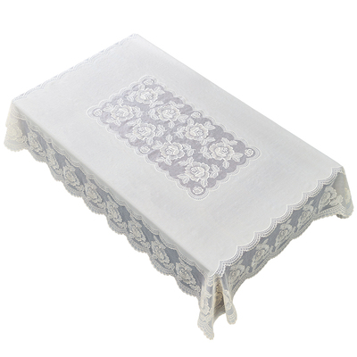 欧式椭圆形餐桌布防水防油防烫PVC茶几台布免洗家用酒店餐桌垫长